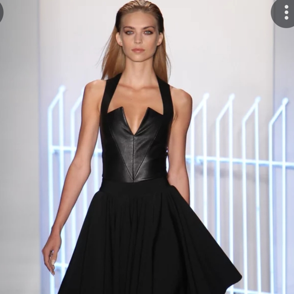 NWOT! CUSHNIE ET OCHS leather top size 6 - Picture 11 of 12